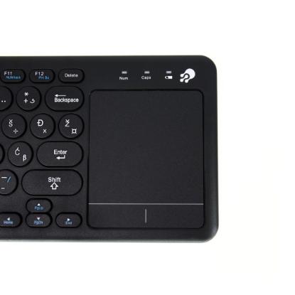 Tipkovnica OCTIO K100WBT, črna, WiFi, bluetooth