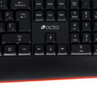 Tipkovnica OCTIO K201U, črna, USB