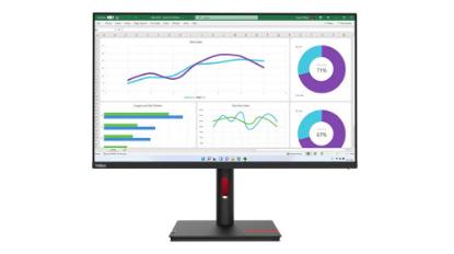 Monitor 31.5" LENOVO ThinkVision T32h-30 63D3GAT1EU, QHD, IPS, 60Hz, 4ms, 350cd/m2, crni