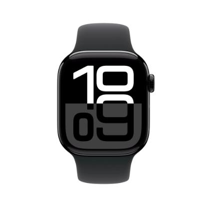 Pametna ura APPLE Watch S10 GPS, 46mm Jet Black Alu Case with Black Sport Band - M/L