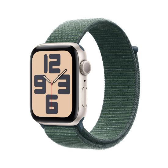 Pametna ura APPLE Watch SE2 V3 GPS, 44mm Starlight Alu Case with Lake Green Sport Loop
