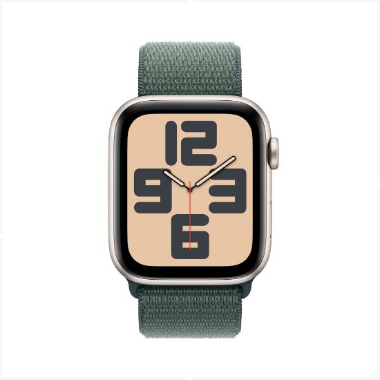 Pametna ura APPLE Watch SE2 V3 GPS, 44mm Starlight Alu Case with Lake Green Sport Loop