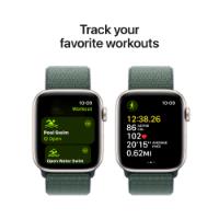 Pametna ura APPLE Watch SE2 V3 GPS, 44mm Starlight Alu Case with Lake Green Sport Loop
