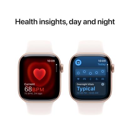 Pametna ura APPLE Watch S10 GPS, 42mm Rose Gold Alu Case with Light Blush Sport Band - M/L
