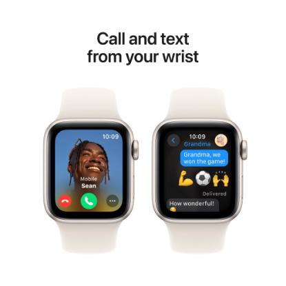 Pametna ura APPLE Watch SE2 V3 GPS, 40mm Starlight Alu Case with Starlight Sport Band - M/L