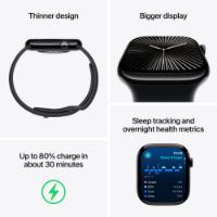 Pametna ura APPLE Watch S10 GPS, 46mm Jet Black Alu Case with Ink Sport Loop