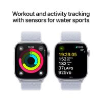 Pametna ura APPLE Watch S10 GPS, 46mm Silver Alu Case with Blue Cloud Sport Loop