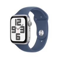 Pametna ura APPLE Watch SE2 V3 GPS, 44mm Silver Alu Case with Denim Sport Band - M/L
