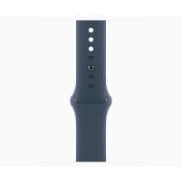 Pametna ura APPLE Watch SE2 V2 GPS, 44mm Silver Alu Case w Storm Blue Sport Band - M/L