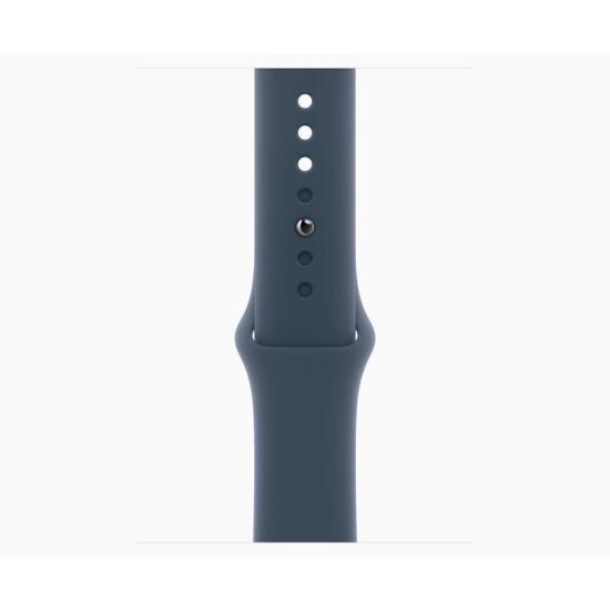 Pametna ura APPLE Watch SE2 V2 GPS, 44mm Silver Alu Case w Storm Blue Sport Band - M/L