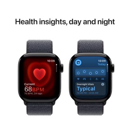 Pametna ura APPLE Watch S10 GPS, 46mm Jet Black Alu Case with Ink Sport Loop