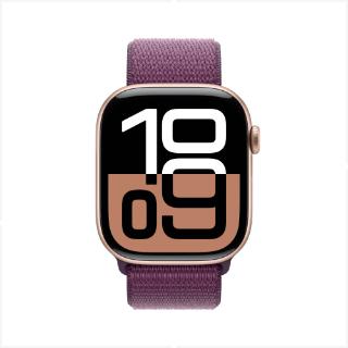 Pametna ura APPLE Watch S10 GPS, 46mm Rose Gold Alu Case with Plum Sport Loop
