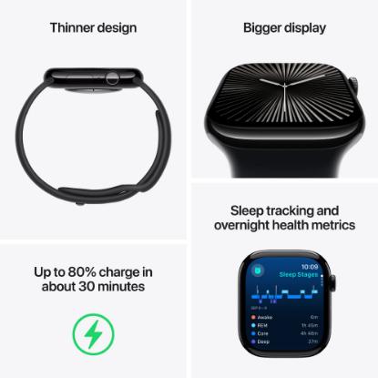 Pametna ura APPLE Watch S10 GPS, 46mm Rose Gold Alu Case with Plum Sport Loop