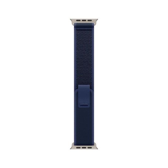 Pametna ura APPLE Watch Ultra2 v2 Cellular, 49mm Natural Titanium Case with Blue Trail Loop - M/L