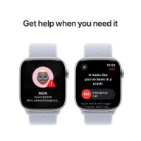 Pametna ura APPLE Watch S10 GPS, 46mm Silver Alu Case with Blue Cloud Sport Loop