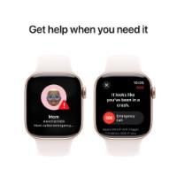 Pametna ura APPLE Watch S10 GPS, 42mm Rose Gold Alu Case with Light Blush Sport Band - M/L