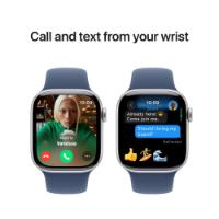 Pametna ura APPLE Watch S10 GPS, 46mm Silver Alu Case with Denim Sport Band - M/L