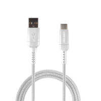 Kabel MAXMOBILE USB 2.0 na USB-C, kevlar, 1 m, bijeli