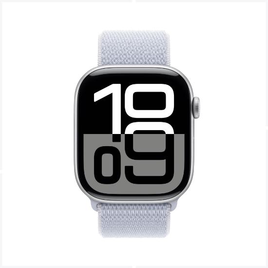 Pametna ura APPLE Watch S10 GPS, 46mm Silver Alu Case with Blue Cloud Sport Loop