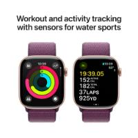 Pametna ura APPLE Watch S10 GPS, 46mm Rose Gold Alu Case with Plum Sport Loop