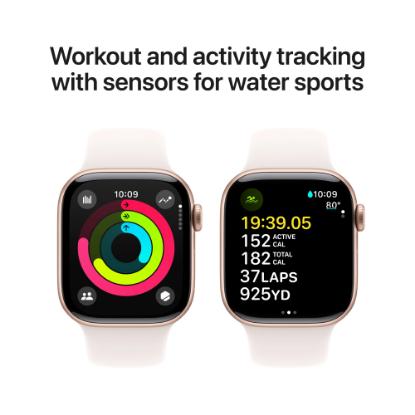 Pametna ura APPLE Watch S10 GPS, 42mm Rose Gold Alu Case with Light Blush Sport Band - M/L