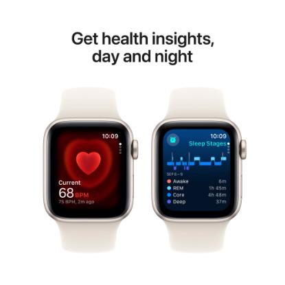 Pametna ura APPLE Watch SE2 V3 GPS, 40mm Starlight Alu Case with Starlight Sport Band - M/L