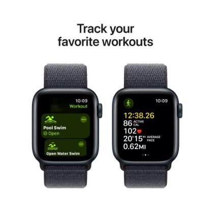 Pametna ura APPLE Watch SE2 V3 GPS, 40mm Midnight Alu Case with Ink Sport Loop