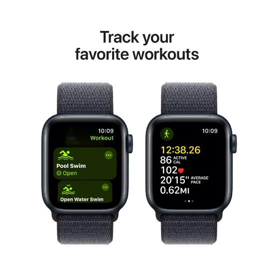 Pametna ura APPLE Watch SE2 V3 GPS, 40mm Midnight Alu Case with Ink Sport Loop