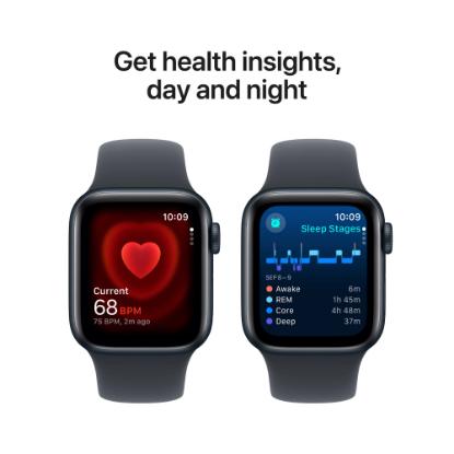 Pametna ura APPLE Watch SE2 V3 GPS, 40mm Midnight Alu Case w Midnight Sport Band - M/L