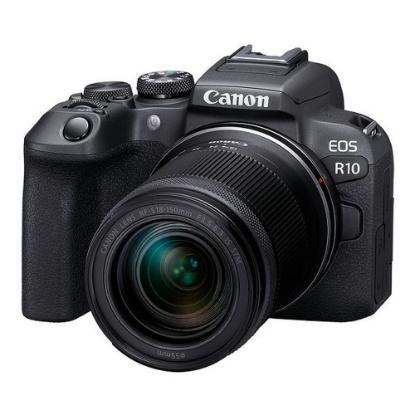Digitalni fotoaparat CANON EOS R10 + RF-S 18-150mm STM, 24,2 Mp, 4K Ultra HD, crni