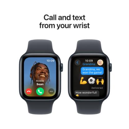 Pametna ura APPLE Watch SE2 V3 GPS, 44mm Midnight Alu Case with Midnight Sport Band - S/M