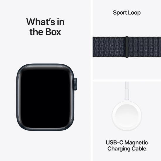 Pametna ura APPLE Watch SE2 V3 GPS, 44mm Midnight Alu Case with Ink Sport Loop