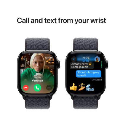 Pametna ura APPLE Watch S10 GPS, 42mm Jet Black Alu Case with Ink Sport Loop