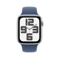 Pametna ura APPLE Watch SE2 V3 GPS, 44mm Silver Alu Case with Denim Sport Band - M/L