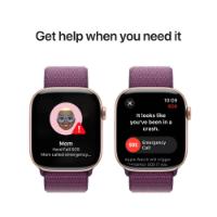 Pametna ura APPLE Watch S10 GPS, 46mm Rose Gold Alu Case with Plum Sport Loop