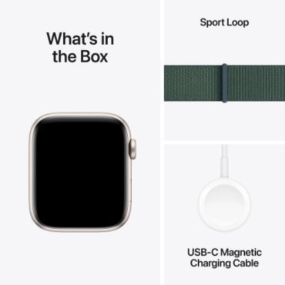 Pametna ura APPLE Watch SE2 V3 GPS, 44mm Starlight Alu Case with Lake Green Sport Loop