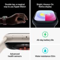 Pametna ura APPLE Watch S9 GPS, 45mm Midnight Alu Case w Midnight Sport Loop