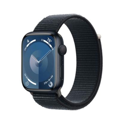 Pametna ura APPLE Watch S9 GPS, 45mm Midnight Alu Case w Midnight Sport Loop