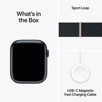 Pametna ura APPLE Watch S9 GPS, 45mm Midnight Alu Case w Midnight Sport Loop