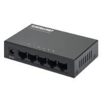Switch INTELLINET 523301, 10/100 Mbps, 5-port, metalno kućište, kabel Cat5e 0,5m