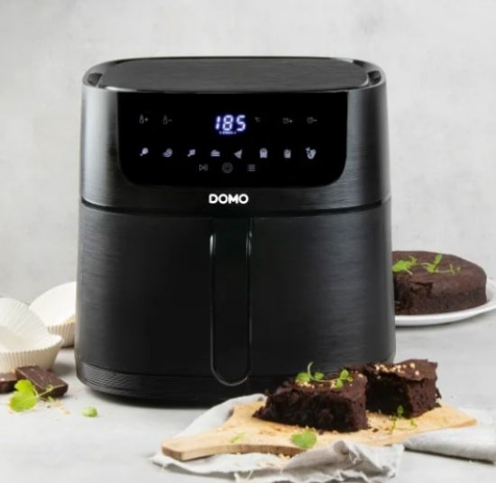 Friteza na vrući zrak DOMO DELI DO539FR, 6 L, 1500 W, 1,5 kg, crna