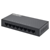 Switch INTELLINET 523318, 10/100 Mbps, 8-port, metalno kućište, kabel Cat5e 1m