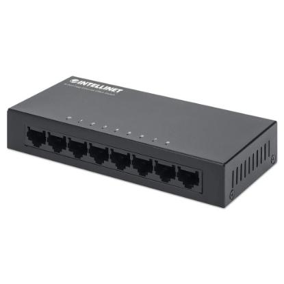 Switch INTELLINET 523318, 10/100 Mbps, 8-port, metalno kućište, kabel Cat5e 1m