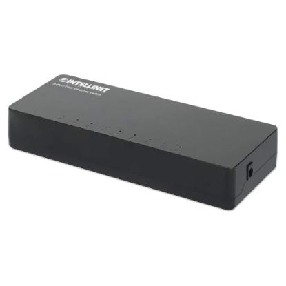 Switch INTELLINET 561730, 10/100 Mbps, 8-port, plastično kućište, kabel Cat5e 1m