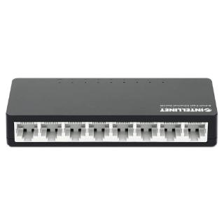 Switch INTELLINET 561730, 10/100 Mbps, 8-port, plastično kućište, kabel Cat5e 1m