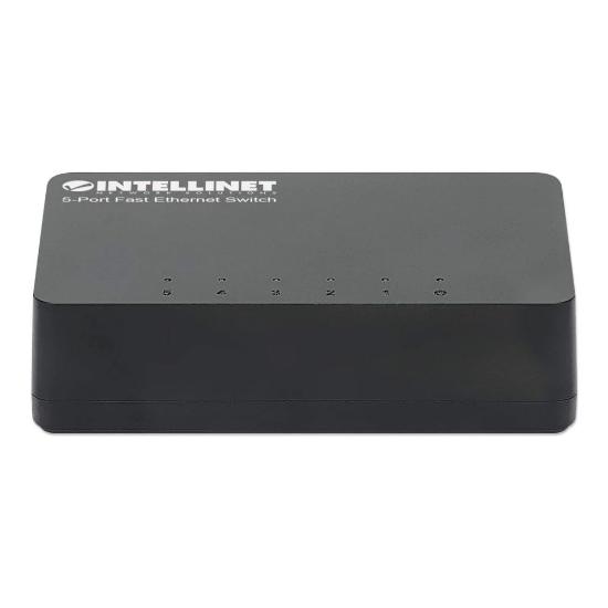 Switch INTELLINET 561723, 10/100 Mbps, 5-port, plastično kućište, kabel Cat5e 0,5m