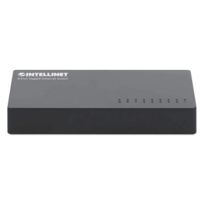 Switch INTELLINET 561754, 10/100/1000 Mbps, 8-port, plastično kućište, kabel Cat6 1m