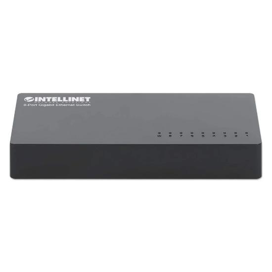 Switch INTELLINET 561754, 10/100/1000 Mbps, 8-port, plastično kućište, kabel Cat6 1m