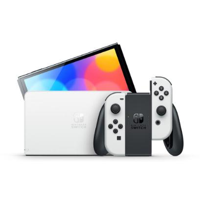Igralna konzola NINTENDO Switch, OLED, White Joy-Con