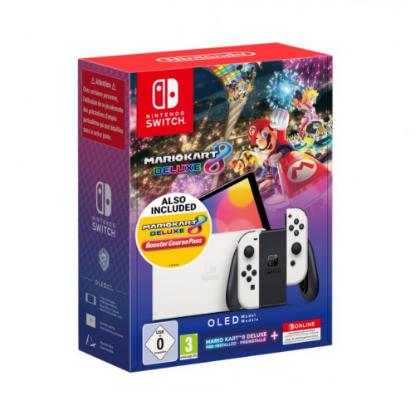 Igralna konzola NINTENDO Switch OLED Mario Kart 8 Deluxe, Booster Course Pass DLC, 12 mjeseci NSO